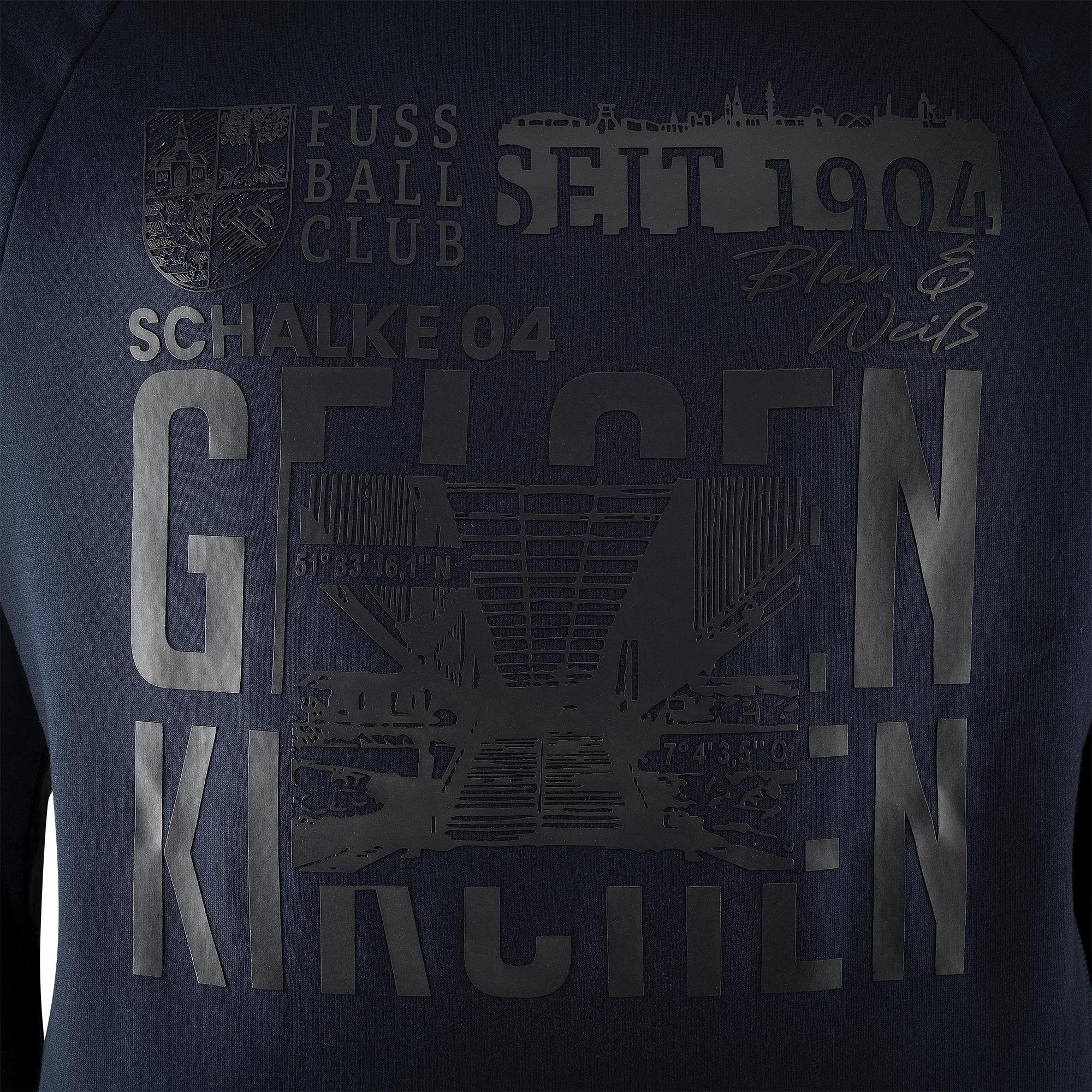 Kapuzen-Sweat Collage Print