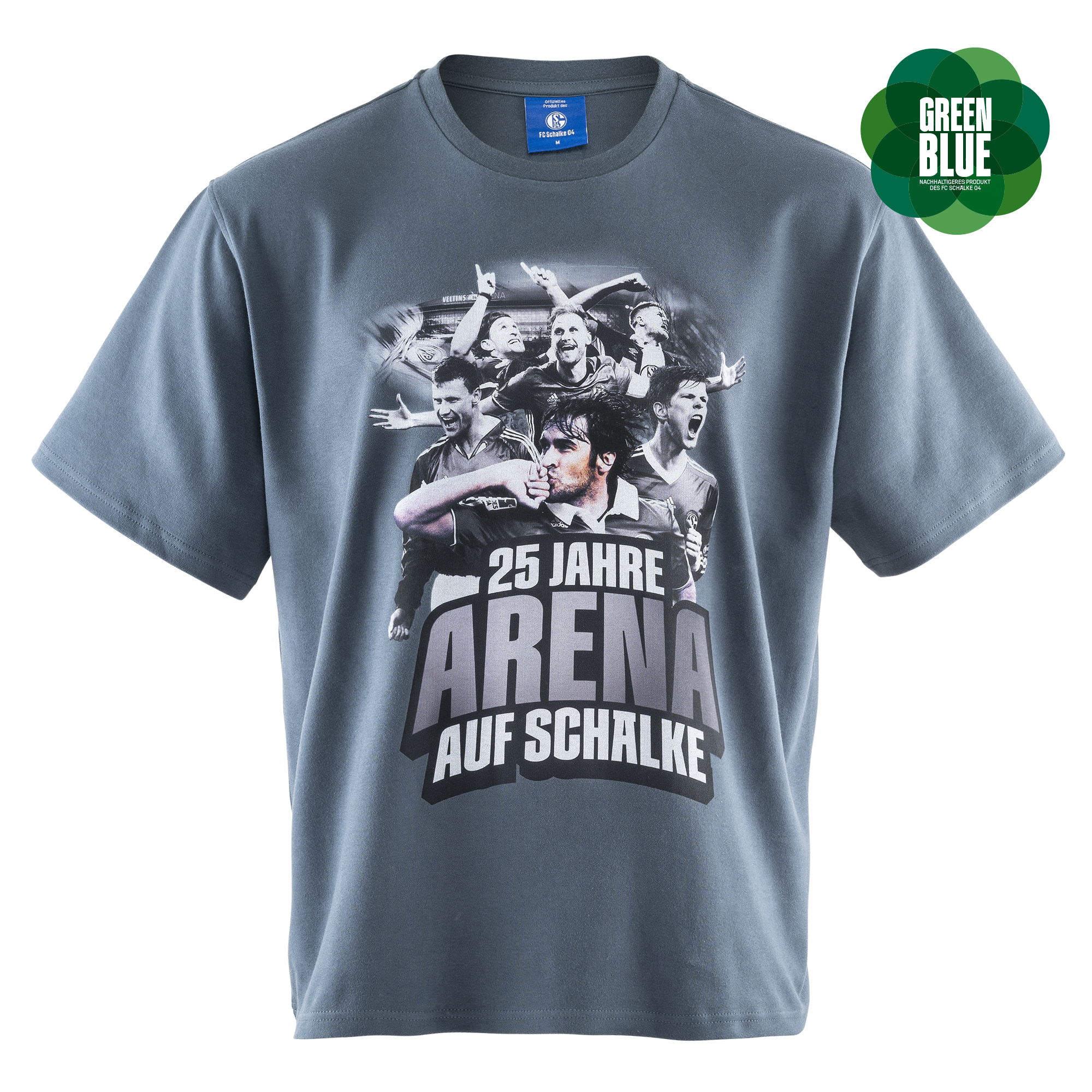 Details für T-Shirt Arena washed grau