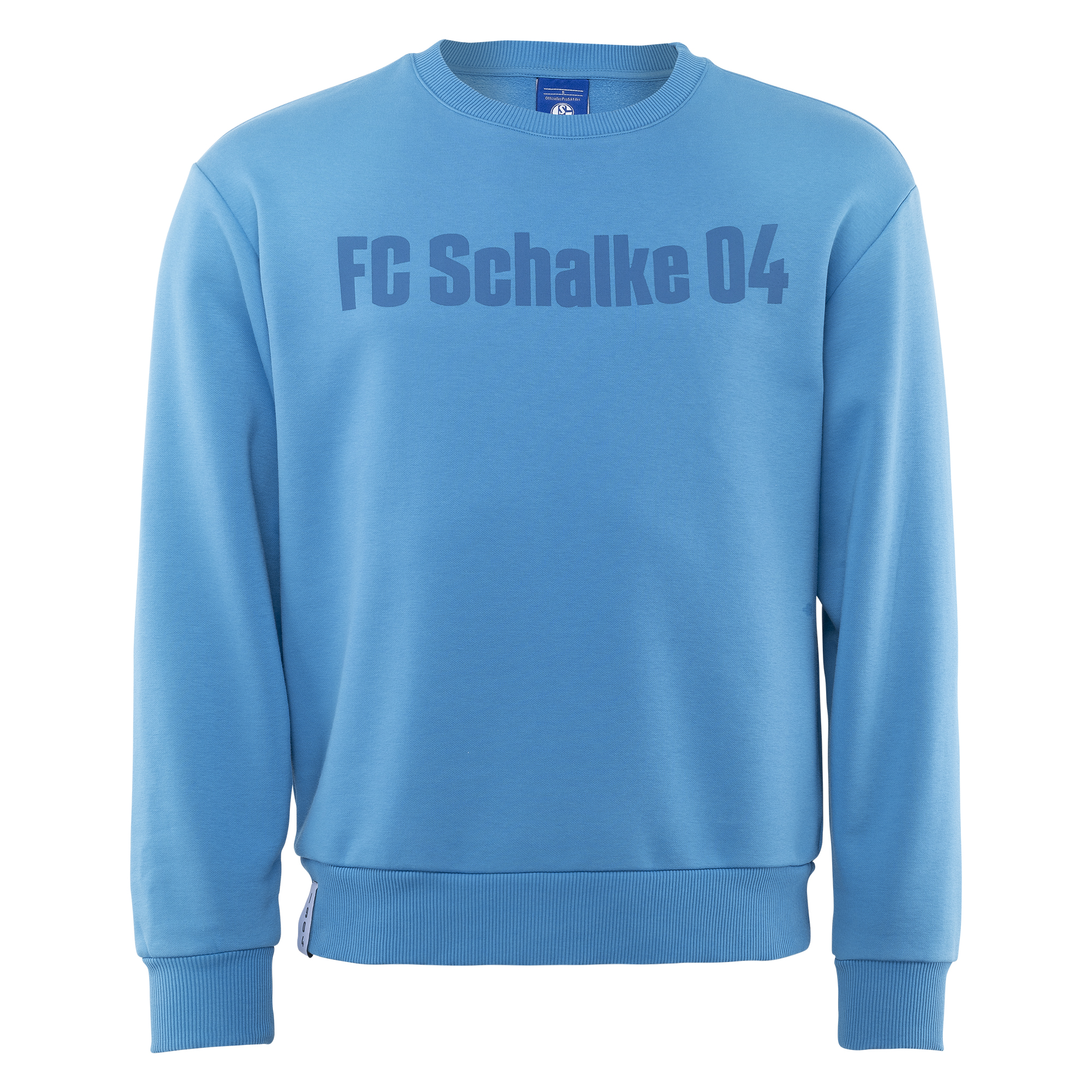 Sweatshirt unisex washed blau