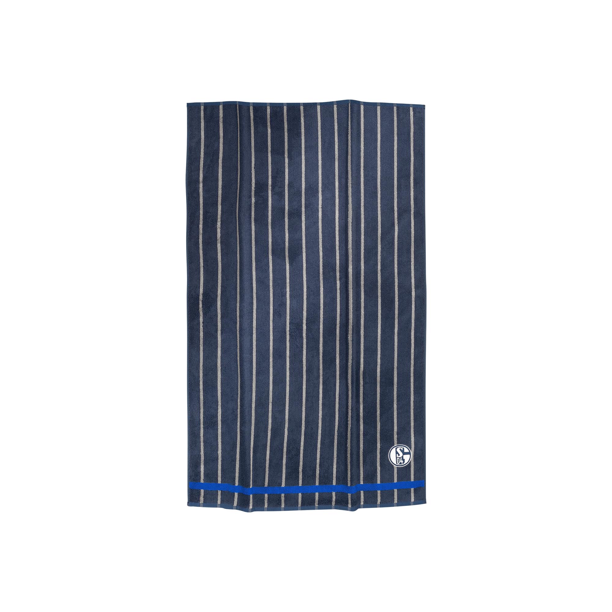 Details für Duschtuch navy Streifen