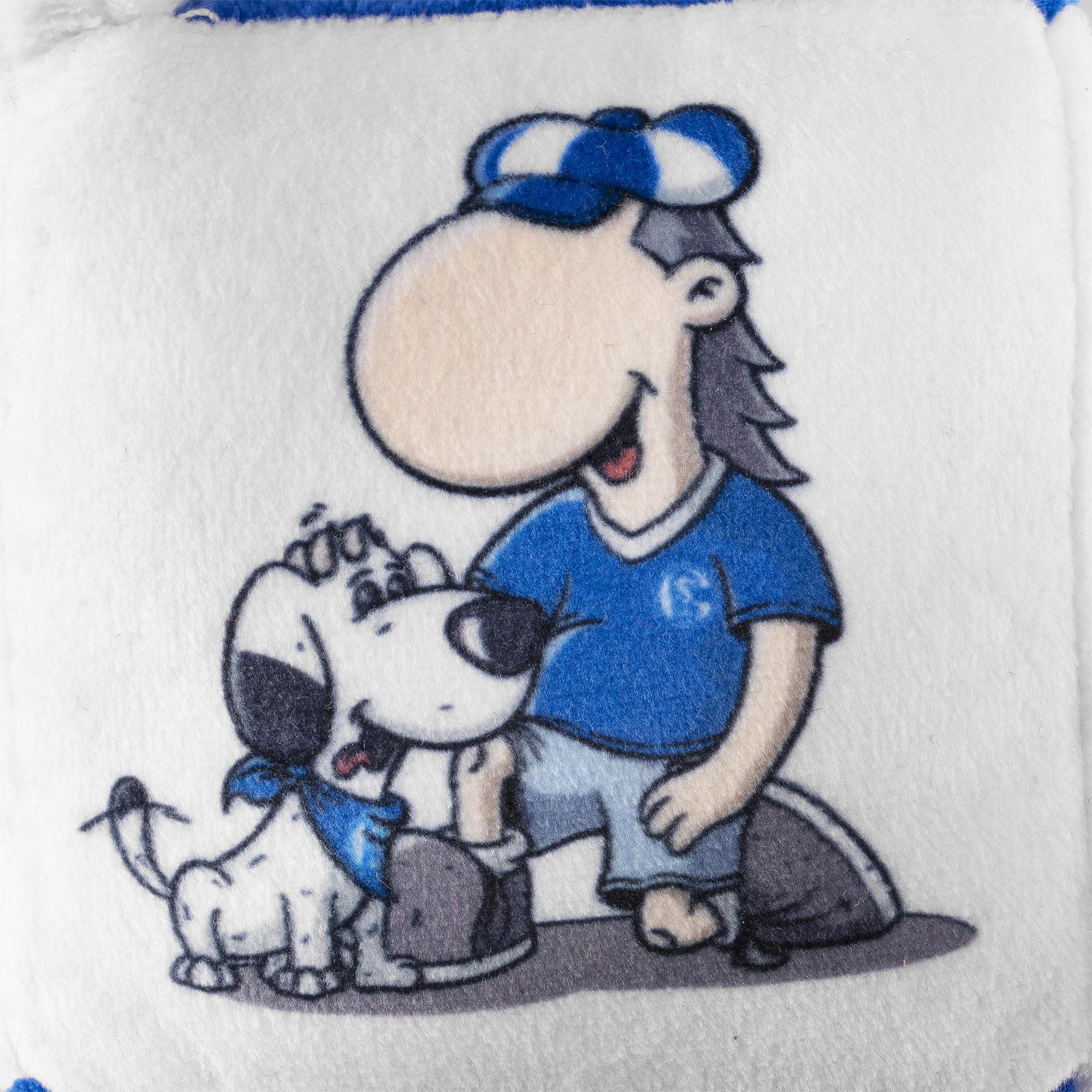 Plüschwürfel Erwin und Hund