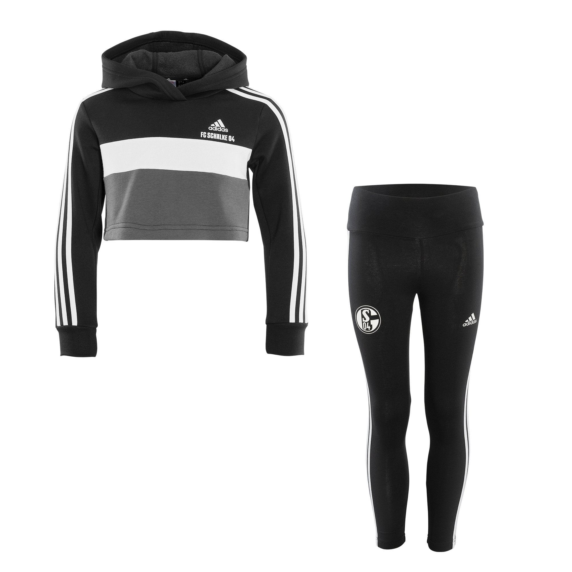 Details für adidas Jogginganzug Girls schwarz