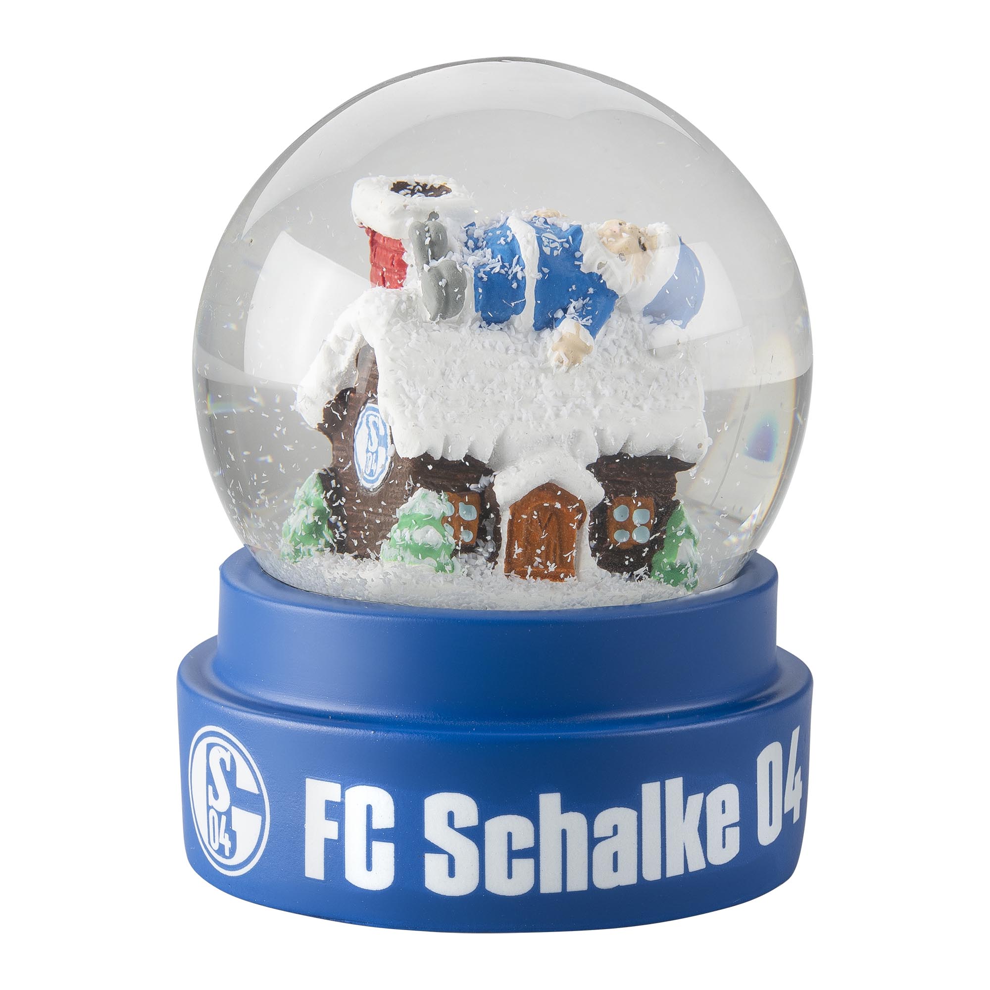 Schneekugel Holzhaus 6,5 cm