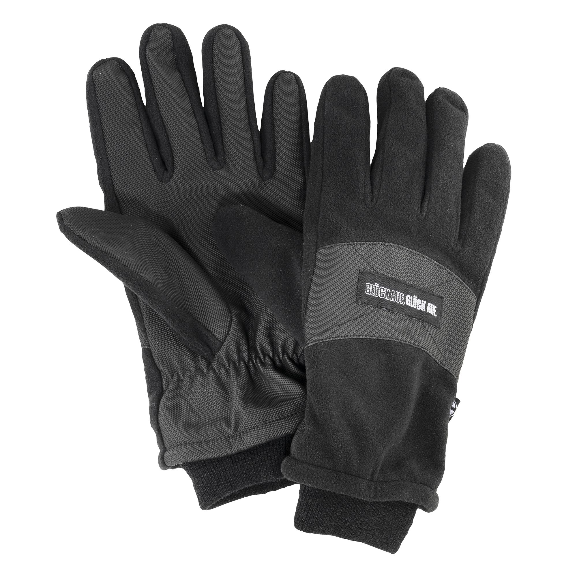 Details für Handschuhe Glück auf schwarz