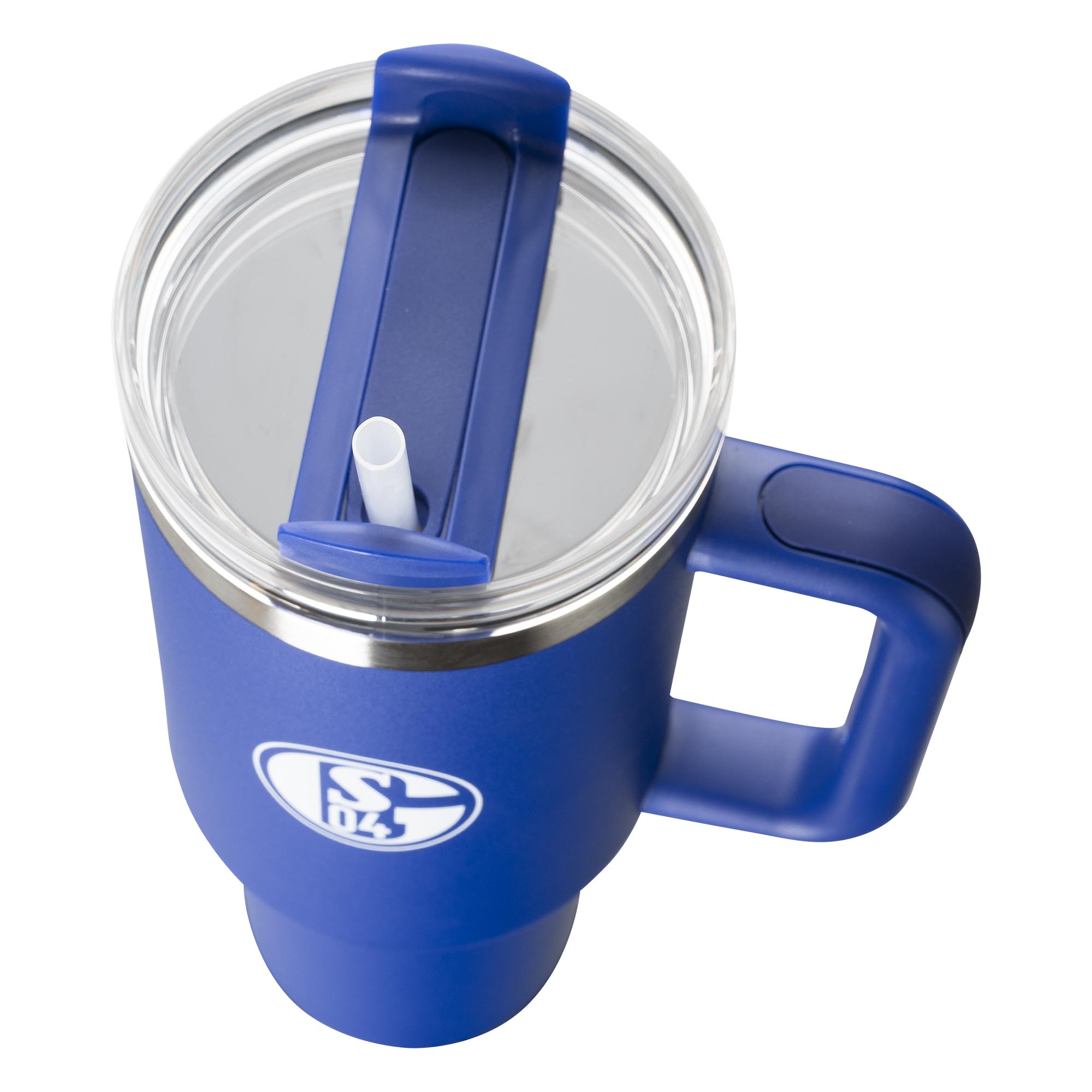 Trinkbecher Cup mit Strohhalm